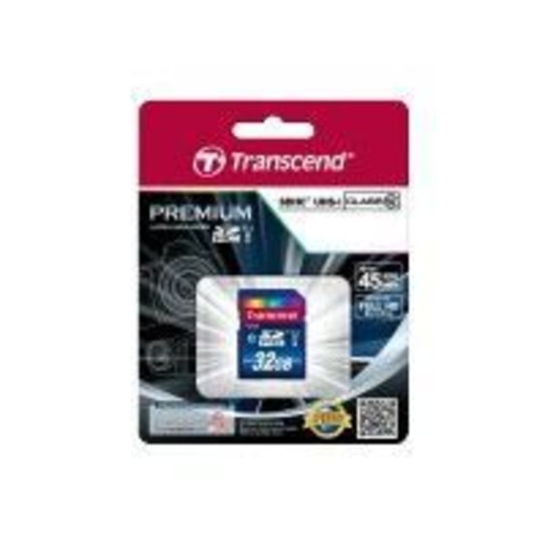 TRANSCEND Premium Flash-minneskort - 32GB - UHS Class 1 / Class10 - SDHC UHS-I