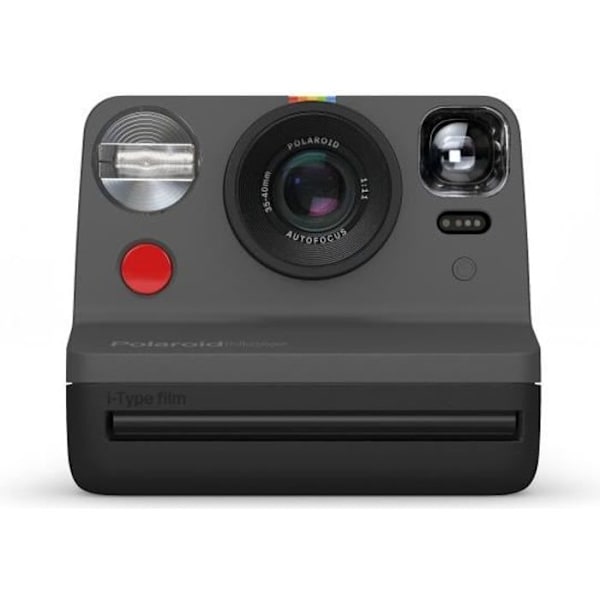 Polaroid Now Instant Camera - Autofokus - Dubbel exponering - Självutlösare - Svart