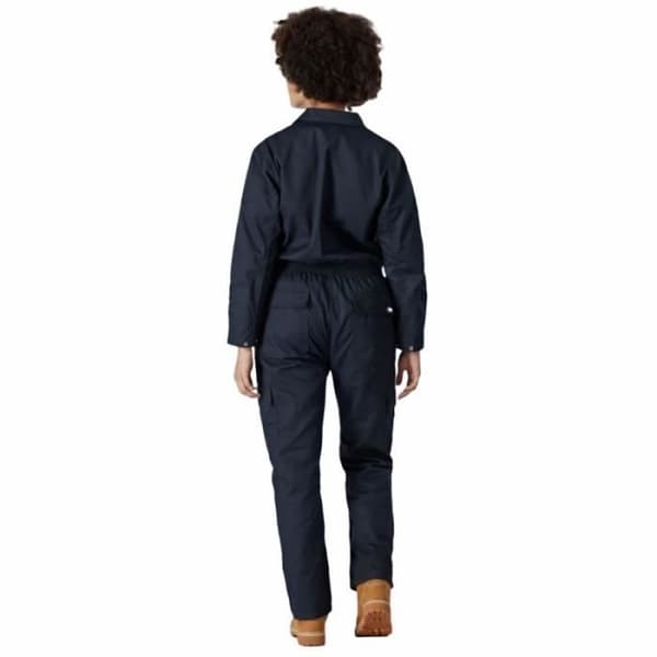 Damoverall Dickies Everyday - 65% polyester, 35% bomull, cargofickor marinblå M