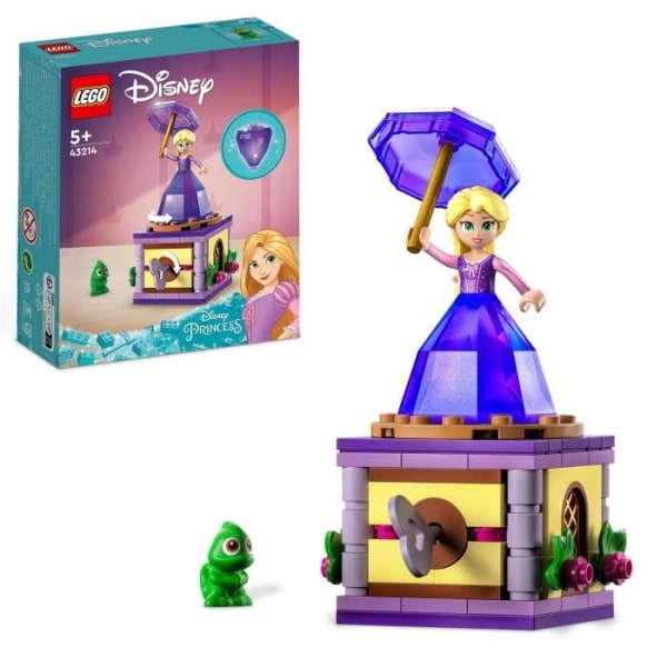 LEGO® Disney Princess 43214 Rapunzel Spinning Toy med minidocka och minifigur