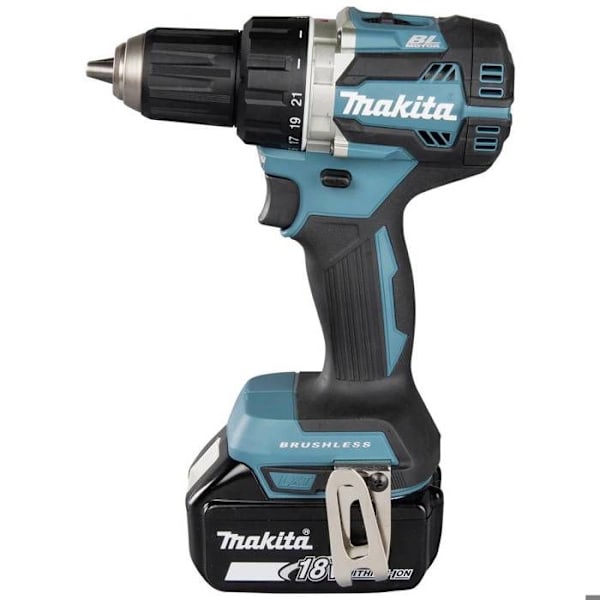 Borr-/skruvdragare 18V LXT (2x5,0 Ah) i MAKPAC - MAKITA DDF484RTJ