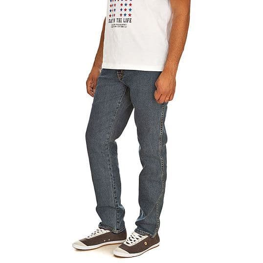 Jeans - WRANGLER - Texas Stretch Stonewash - Bred passform för män - Blå Blå 44/34