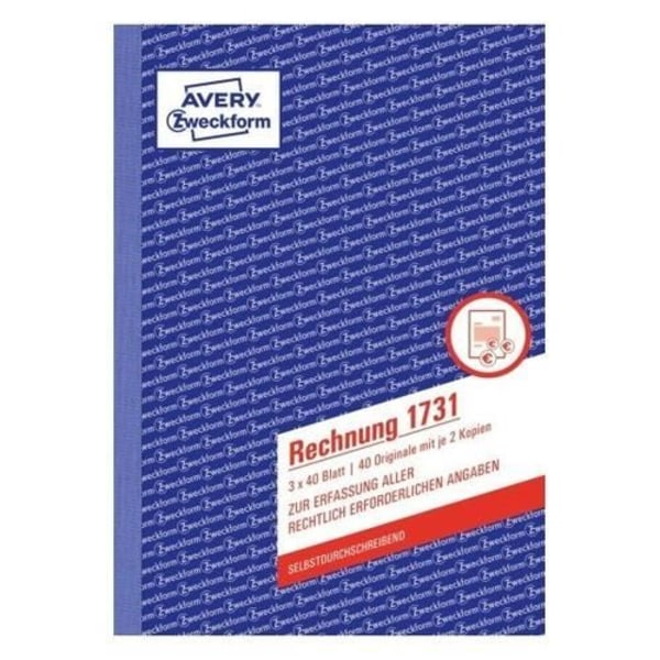 Papeterie - Avery Zweckform - 1731 - DIN A5 - 40 Ark - Rosa, Vit, Gul Ros, Vit, Gul