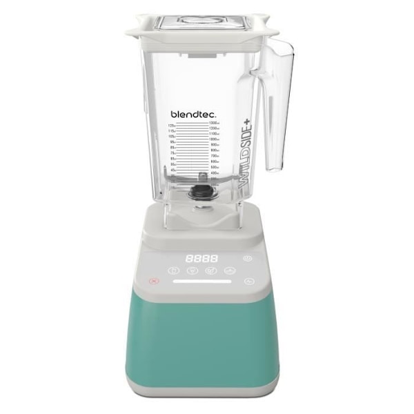 BLENDTEC Power Designer 625 klassisk mixer - Sea Foam Blue - 1500W - 6 hastigheter + Pulse - 4 program Blått havsskum