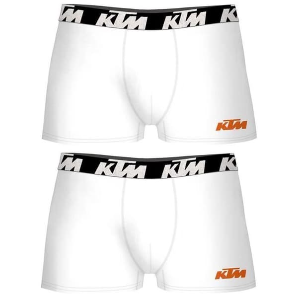 Boxers - KTM - Set med 12 - 100% bomull - Vit - Herr Vit jag