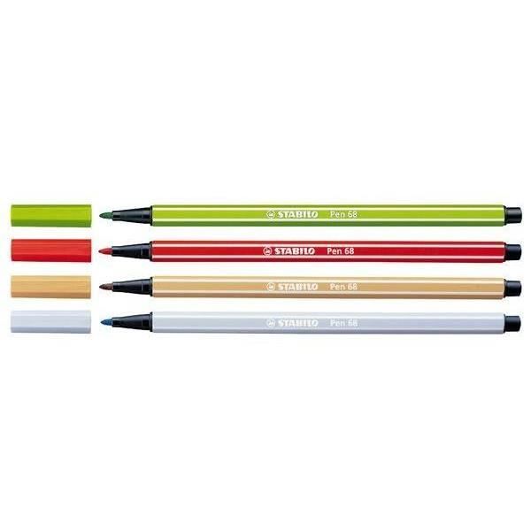 filtpenna Pen 68, blytjocklek: 1,0 mm, grå