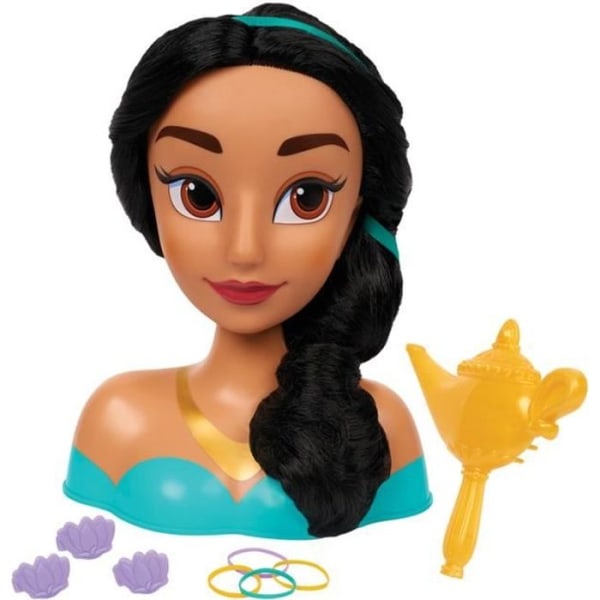 Princess Jasmine stylinghuvud - DISNEY PRINCESS - Tillbehör ingår - För barn från 3 år och uppåt