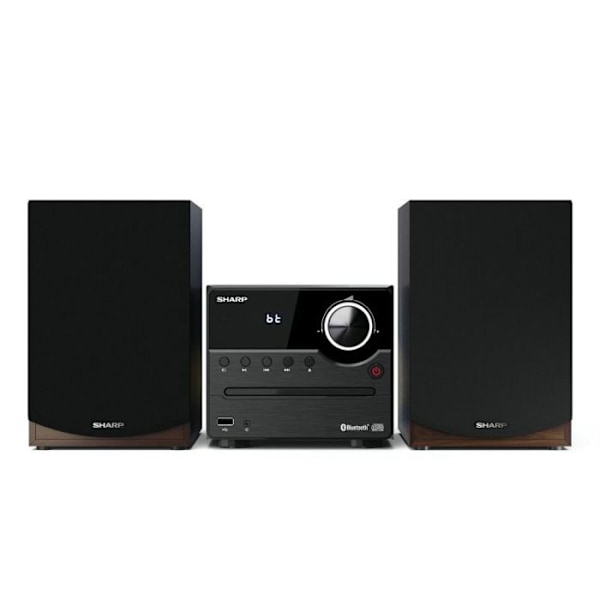 Hi-Fi-system - SHARP - XL-B512(BR) - 45 W - Bluetooth - USB - CD kastanj