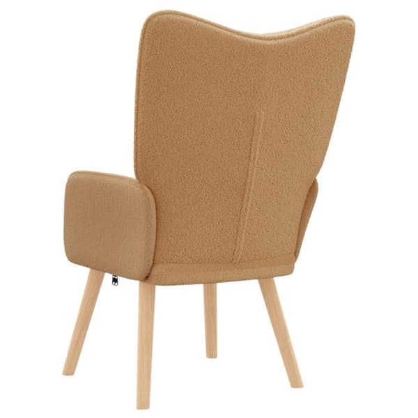 Fåtölj - Beige - Polyester tyg - 1 plats - Avtagbar beige