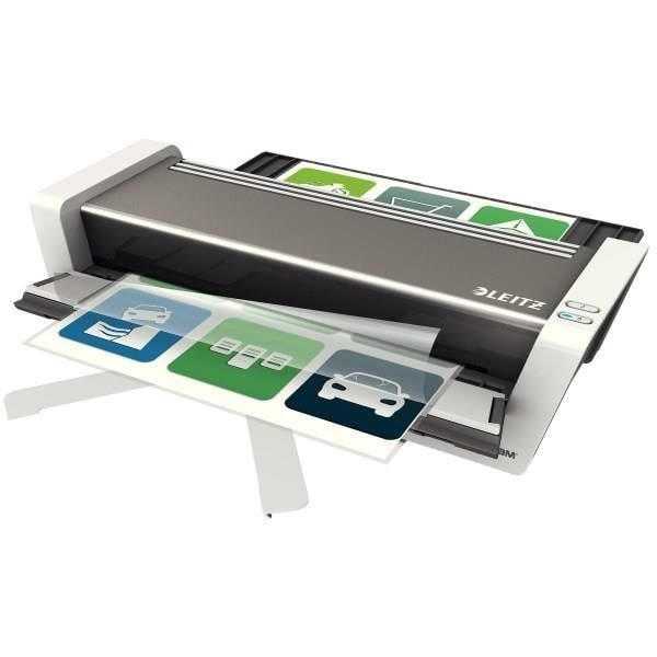 Laminator - Leitz - ILAM Touch Turbo A3 - Mycket snabb - 1 minuts förvärmning - Smart sensor Strålande vit/antracit