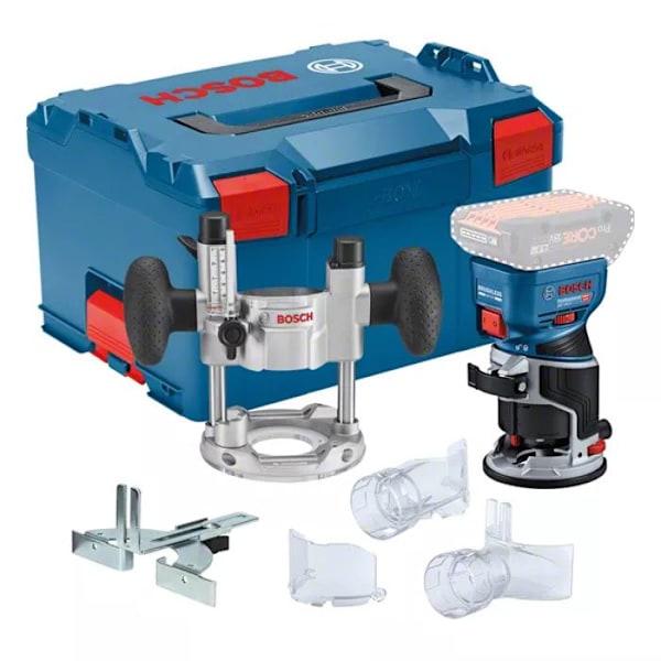 Affleureuse utan sladd GKF 18V-8 - BOSCH - utan batteri eller laddare - tillbehör - L-Boxx - 06016C2003