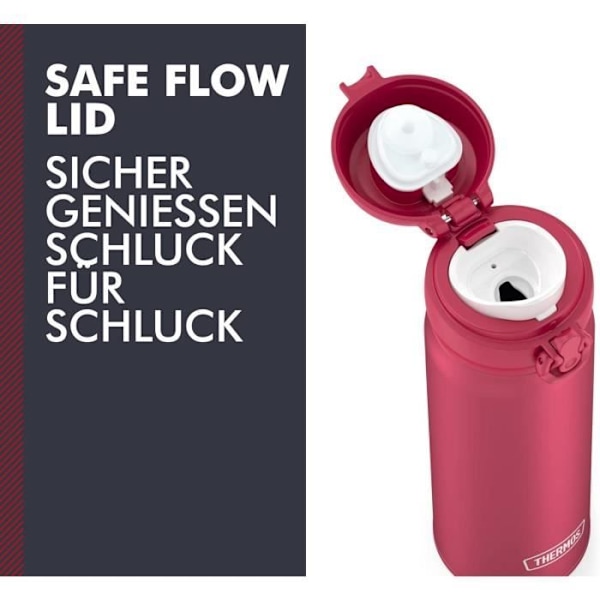 Isolerad Flaska - THERMOS - Ultralätt - 750ml - Rostfritt Stål - Matt Rosa Matt rosa