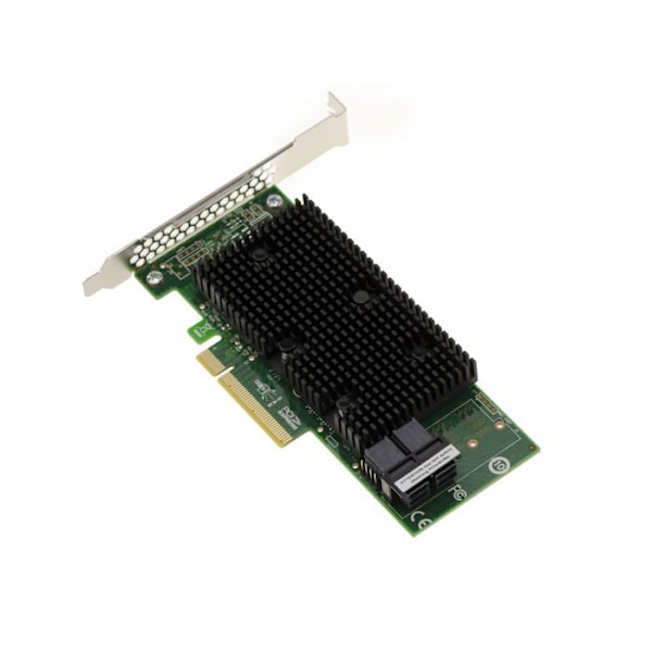 PCIe 3.1 SAS + SATA + NVMe 12 GB internt 8-portars styrkort. OEM modell 9400-8i