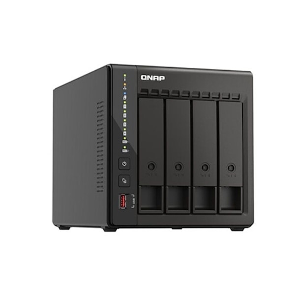 NAS-server - Qnap - TS-453E-8G - 4 fack - 8 GB RAM - 2.5GbE