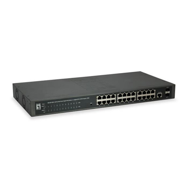 LEVELONE GEP-2652 MANAGED L2 GIGABIT ETHERNET (10-100-1000) GRÅ CONNEXIO Grå