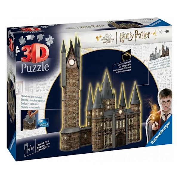 Pussel 3d slottet Hogwarts Flerfärgad