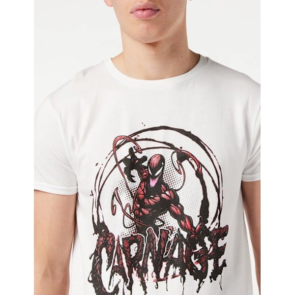 Popgear T-shirt - MSP00536MTS02 - Marvel Comics Spiderman Gemetzel Herren-T-shirt herr Vit S