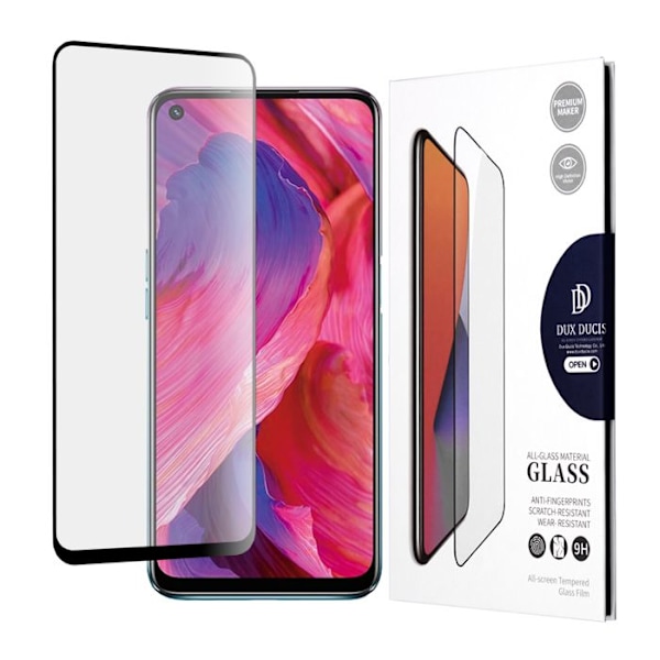 Dux Ducis - Härdat Glas - Oppo A54 5G / A74 5G / OnePlus Nord N200 5G - Svart
