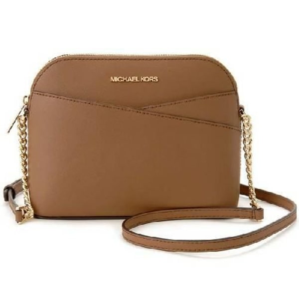 Väska - Michael Kors - Jet Set Medium - Läder - Brun - Dragkedja