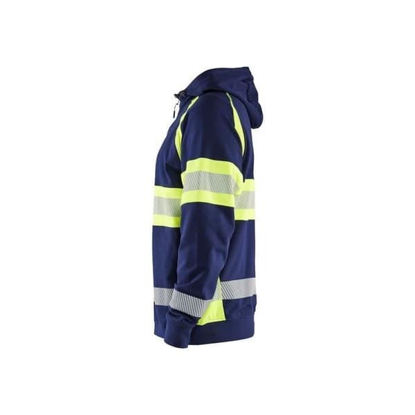 Huvtröja med hög synlighet Blaklader Marinblå/gul jag