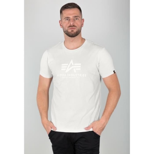 Alpha Industries Basic T-shirt - vit/vit - M