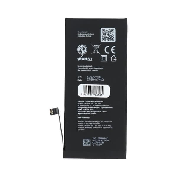 BATTERI iPhone 8 Plus 2691 mAh Polymer Blue Star HQ