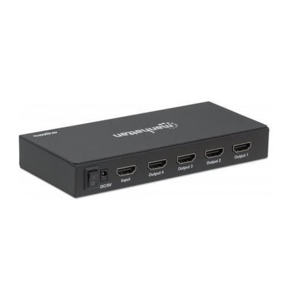 Manhattan 207805, HDMI, guld, 1,2 m, 2160p, 36 bitar, 600 MHz