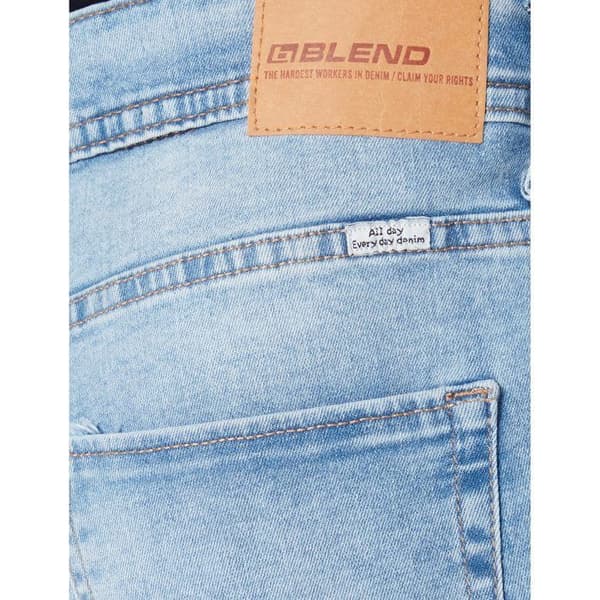 Jeans med vriden skärning Blend denim ljusgrå-23 33/34