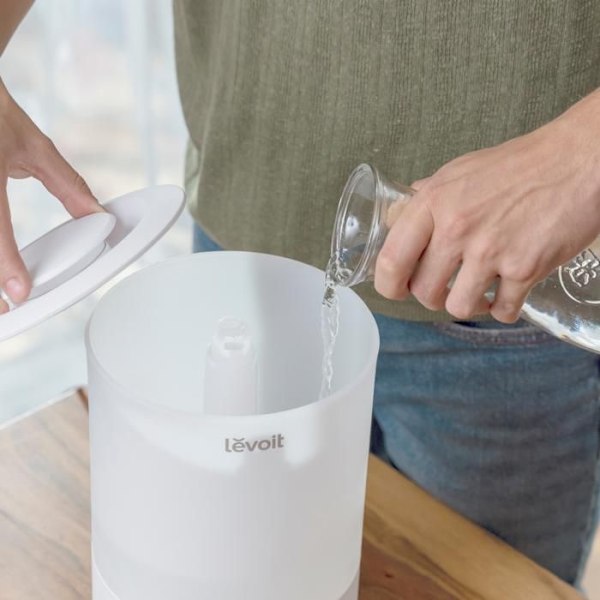 Fuktskrift - LEVOIT - Dual 150 - 3 L - Tyst 28 dB - Diffuser för eteriska oljor
