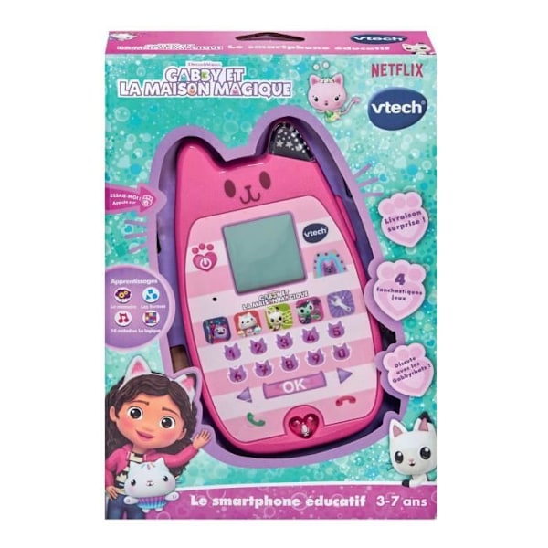 VTECH GABBY OCH DET MAGISKA HUSET - DEN UTBILDANDE SMARTTELEFONEN Flerfärgad