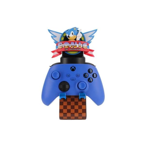 Exquisite Gaming - Sonic The Hedgehog - Figurine Cable Guy Logo Sonic The Hedgehog 20 cm