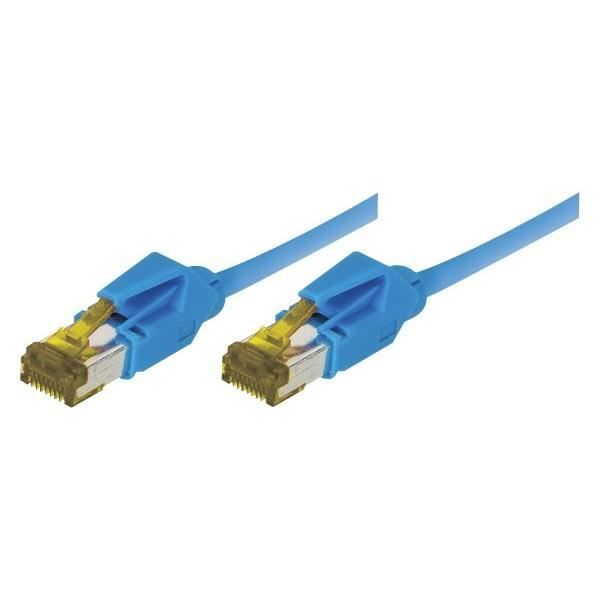 Patchkabel RJ45 S/FTP CAT 6a LSOH Snagless Blue 2 meter