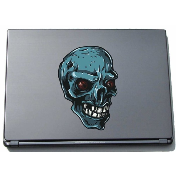 Pinkelephant - lap-Skull018-150 - Skull 018 Disgusting Skull Laptopdekal 150 x 107 mm