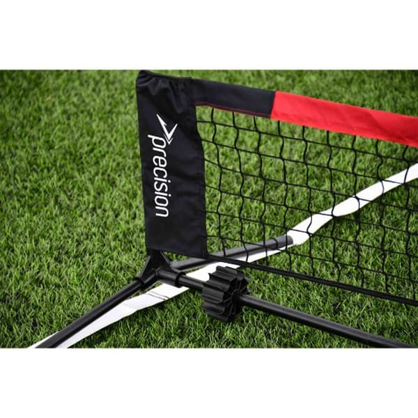 Mini fotbollsnät Precision svart vit