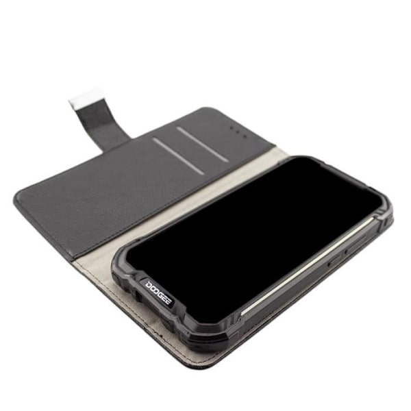 Étui portfölj caseroxx för Doogee S58 Pro i konstläder med kortfack – svart Svart
