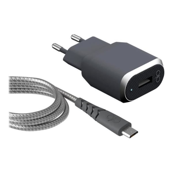 BIG BEN Kit snabbladdare och förstärkt USB-kabel