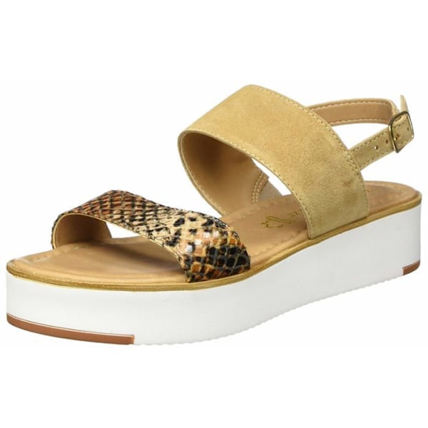 Sandaler - öppna skor Marco Tozzi - 2-2-28748-24441 - Kvinna 2-2-28748-24 Sandaler med ankelsnörning kastanj 38