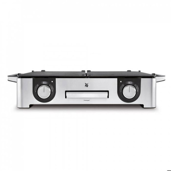 Elgrill - WMF - Lono - 2400W - 28 x 50 cm - Non-stick - Två kokzoner Matt Cromargan