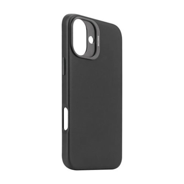 Fodral till iPhone 16 Plus Stötsäkert Läder kompatibel MagSafe Decoded Black Svart