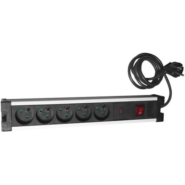 Överspänningsskydd - INOTECH - 5 uttag - 10/16A - Spänning 230V - Strömstyrka 10A