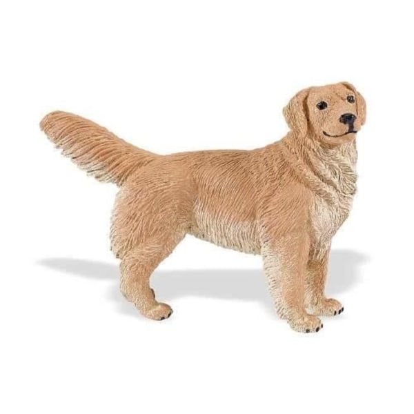 Figur - SAFARI - S253129A - Golden Retriever - Handmålad - För barn 3 år och äldre