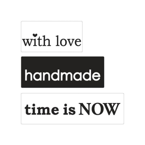 Tvålform bottenstämpel Love and Handmade and Time is now - Rayher Not Relevant