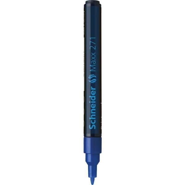 Målarpenna - SCHNEIDER - Maxx 271 - Spets konisk 1-2 mm - Blå färg - Oföränderlig Blå