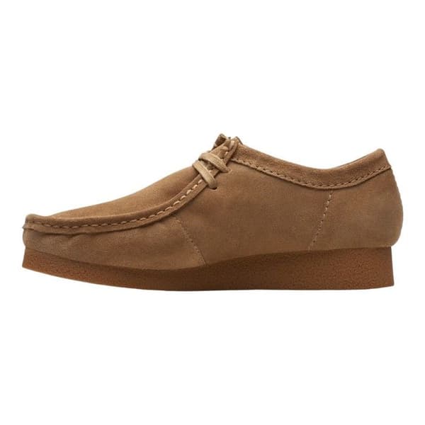 Clarks Wallabee EVO Loafers mörk sandmocka 40