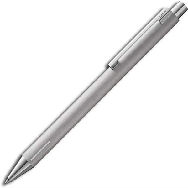 Kulspetspenna - LAMY - Montblanc 1228029 - Borstad färg - Uppladdningsbar - Svart bläck borstat