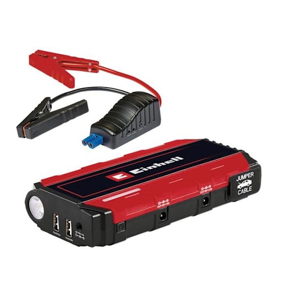 Einhell energistation - Startbooster CE-JS 12 (12 V, Pik: 400 A, Laddningstid: 5 h) Röd