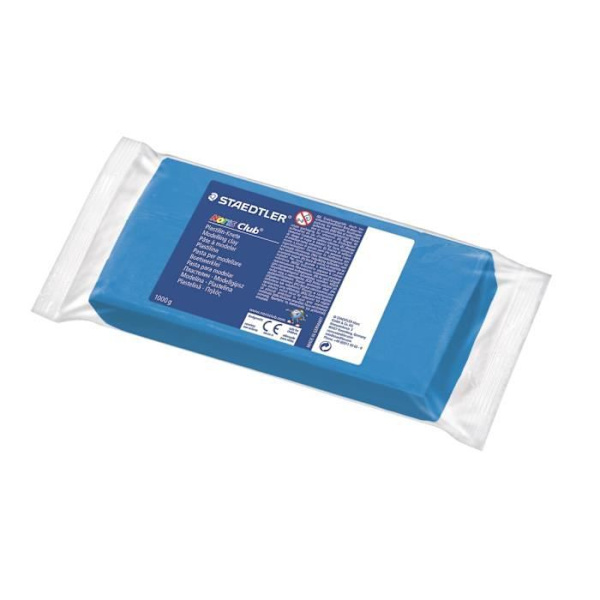 Modelllera - STAEDTLER - 1000g - Blå - Stabil - EN 71 standard Blå