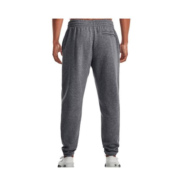 Träningsbyxor - Under Armour - Essential Fleece Jogger - Grå - Elastisk midja - Andningsbar Grå M