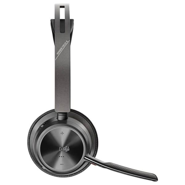 HP Poly Voyager Focus 2 Bluetooth Stereo över-ear headset svart med brusreducering dators headset