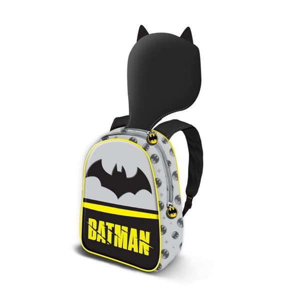 Ryggsäck med huva Hood - DC Comics Batman Chibi - Grå - One Size Grå